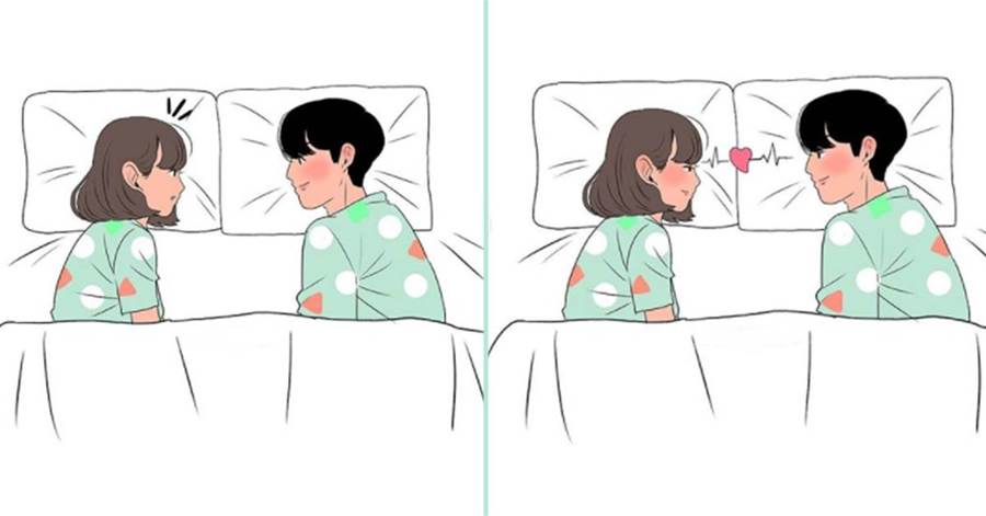 一個「不敢」睡，一個「不敢睡」？情侶第一次同床的「5種」情形：你們是哪種狀況？