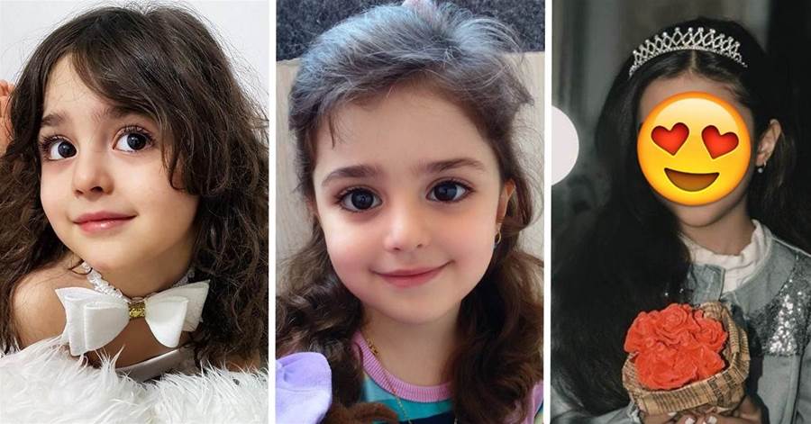 伊朗最美女孩長大了！真人「洋娃娃」臉孔，10歲再進化「高挑瓜子臉公主」：美得不真實❤