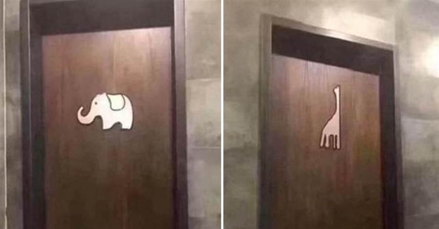 日本商場的廁所標識「大象」和「長勁鹿」該如何辨別？進錯就尷尬了！