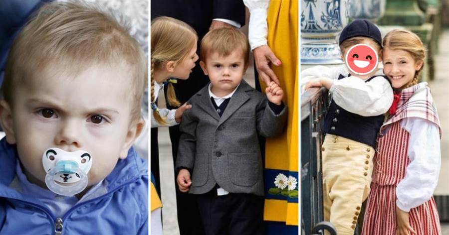 王室高級厭世臉！瑞典小王子「憤怒鳥」神情圈粉數萬人，驚喜露出「治癒笑容」：秒被融化❤