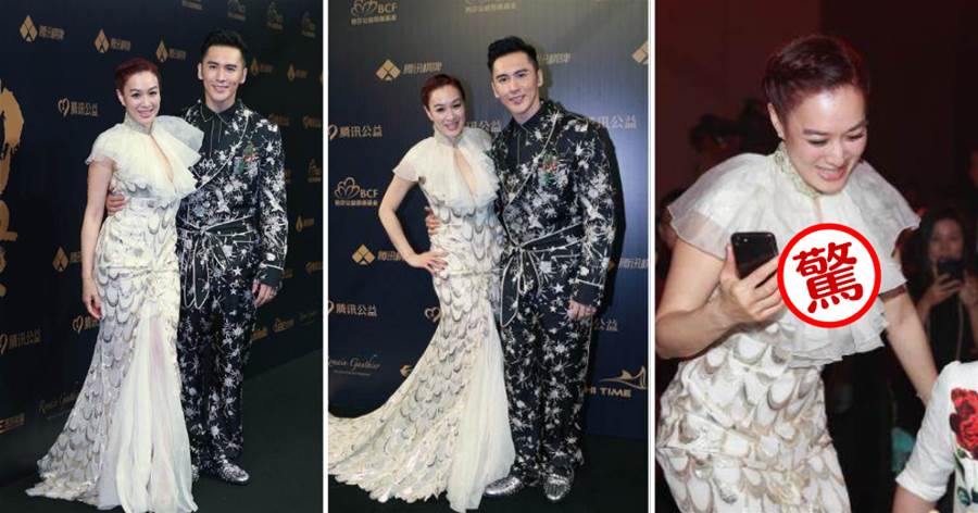 論敢穿就服鐘麗緹！身材「曲線」婀娜多姿，卻不料被「衣服前面的扣子」搶鏡