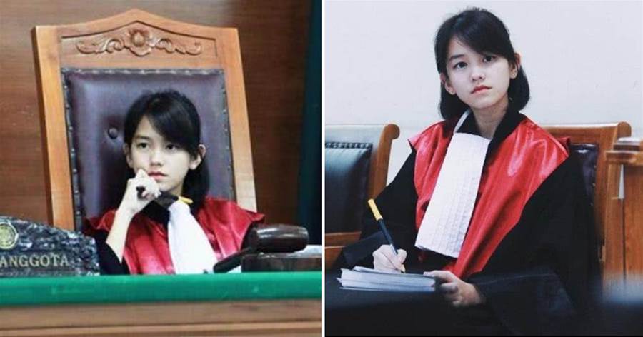 ​印尼超美「女法官」清純照躥紅網路，私下生活照曝光，網友：甘願被她囚禁