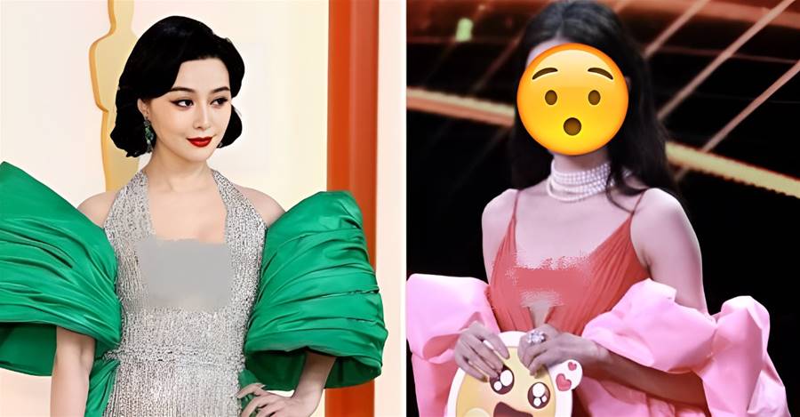 31歲迪麗熱巴模仿「范冰冰女王裝」，卻被指東施效顰，站在領獎台上不夠自信